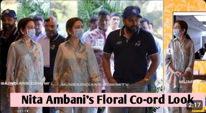 Floral Shirt and Matching Pants: 5 Stunning Casual Chic Looks of Nita Ambani